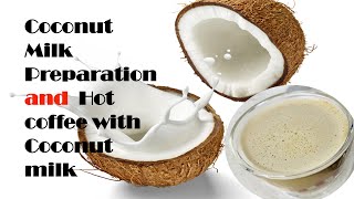 Hot Coffee with Coconut Milk | Lactose Free Coffee | Plant Based Coffee | 100% Vegan Hot Coffee |