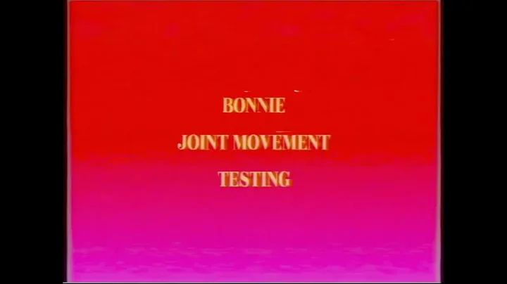 Bonnie Joint Movement Testing (FNAF VHS)