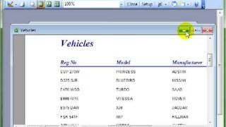 AM 5524 Reports and subreports Microsoft Access 2003