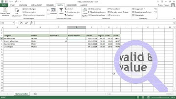 Excel 2013: Gültigkeitsregeln und Datenvalidierung Tutorial: Alle ganzen Zahlen |video2brain.com