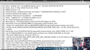 Hands-on Computer Security & Incident Response -- Email Header Analysis Part 1