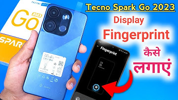 Tecno spark go 2023 fingerprint lock | Tecno spark go 2023 me fingerprint lock kaise lagaye