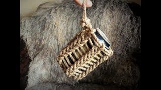 Rib-hitching a rope cooler
