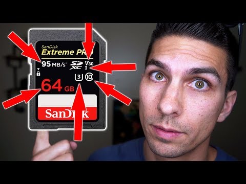 Choosing the Best SD Card for Video – Understanding All the Numbers and Symbols on SD Memory Cards