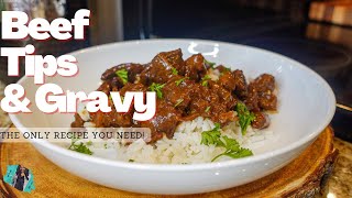 THE BEST BEEF TIPS & GRAVY | A SOUTHERN COMFORT CLASSIC RECIPE | TENDER & FLAVORFUL | NO LIPTON screenshot 5