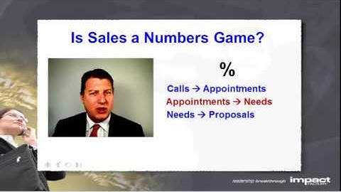 Sales Training Brisbane - Sales is a Numbers Game... or is it?