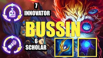 BUSTED COMP - Patch 12.1 - TFT SET 6 GUIDE 7 INNO 6 SCHOLAR RANKED TEAMFIGHT TACTICS HEIMER CARRY