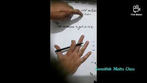 Graph Theory 4-Number of odd vertices is always even