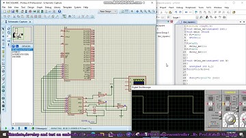 Interface DAC with microcontroller, Write embedded C program to generate square wave....By Rahul Sir