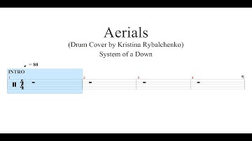 System of a Down - Aerials (Drum Cover) | DRUM SHEET MUSIC