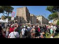 Il movimento 5 stelle in piazza a roma contro il governo