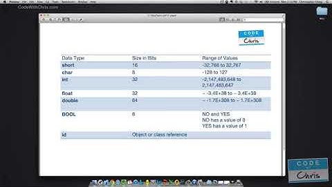 Objective C Tutorial For Beginners   Episode 1   Variables   YouTube