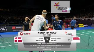 Anders ANTONSEN vs Anthony Sinisuka GINTING | FINAL SINGAPORE OPEN 2023
