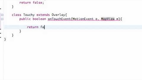 Android Application Development   132   MapView Overlay