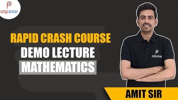 JEE advanced 2020 Crash course Demo Lecture | Mathematics | ATP STAR | Amit Mahala Sir