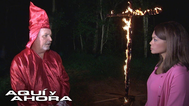 The racist attack against Ilia Calderón by a member of the Ku Klux Klan