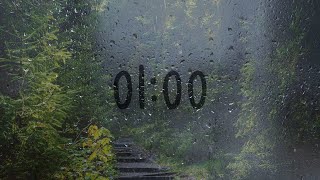 1 Minute timer with rain sounds