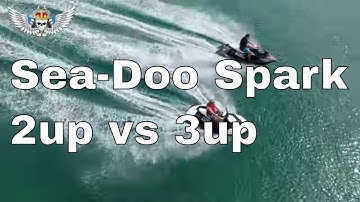 Sea-doo Spark 2up vs 3up