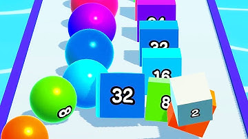 Ball Run 2048 Merge Number ! MAX LEVELS Gameplay Walkthrough New Update Part 657 android, ios