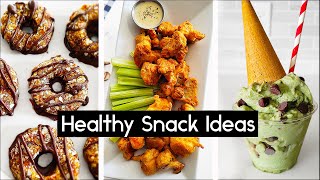 HEALTHY + EASY VEGAN SNACK RECIPES! (*5 ingredients or less!!)