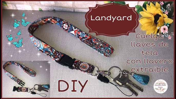 Tutorial LANYARD o cinta para colgar al cuello - 2 acabados posibles 