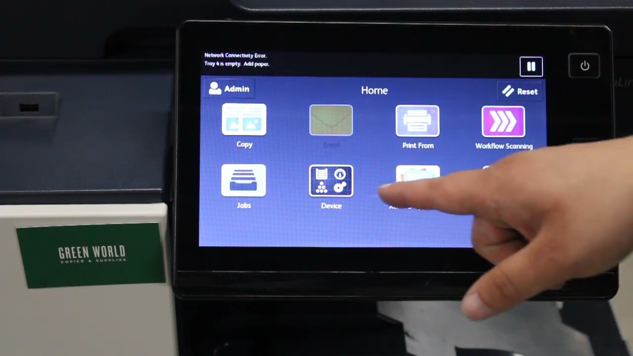 Xerox AltaLink B80xx Factory Reset: Step-by-Step Tutorial - YouTube