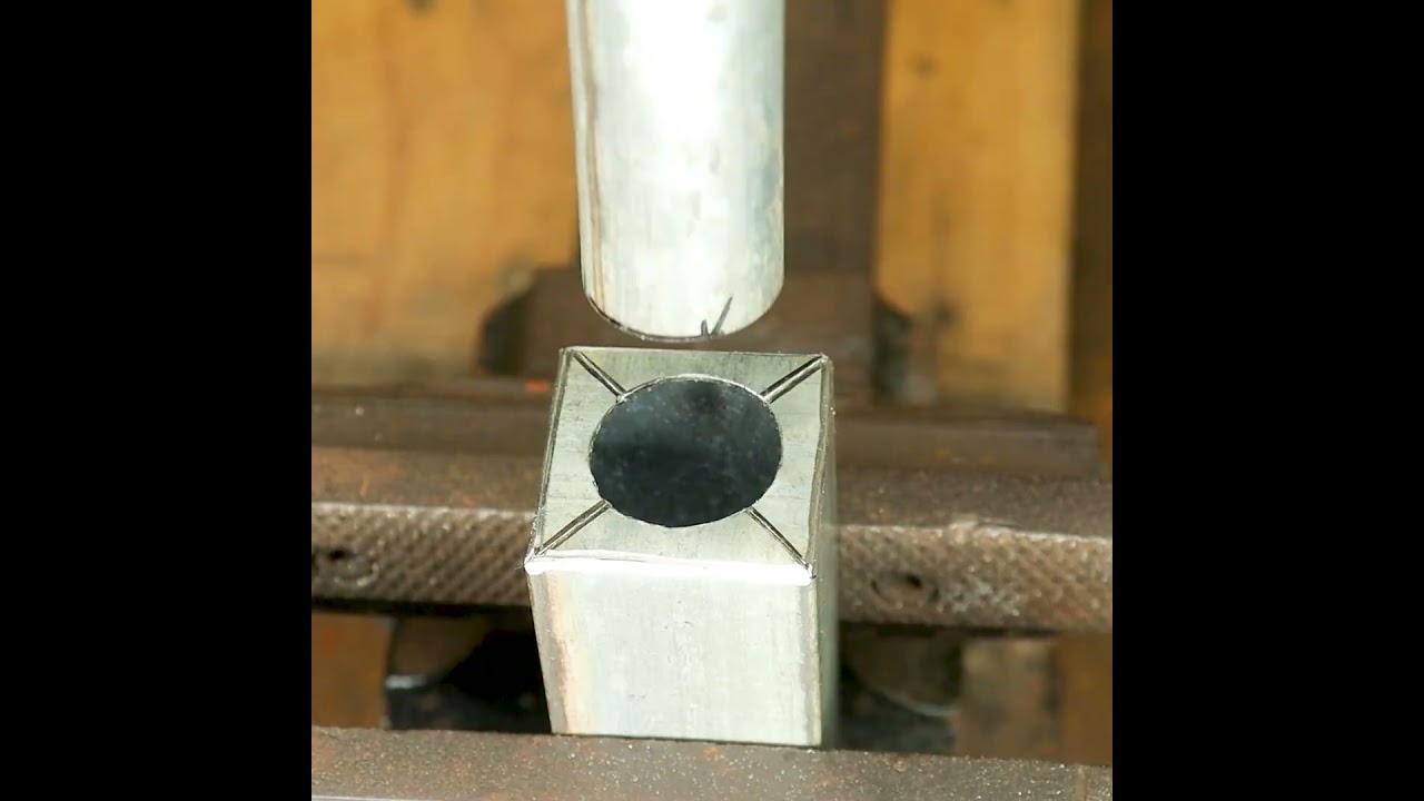 Round to Square Pipe Joint Easy Method 