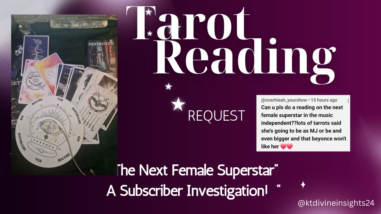 The Next Female Superstar: A Tarot Reading 🦋  A Subscriber Investigation!