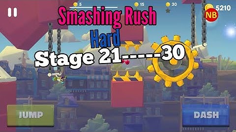 Smashing Rush Hard Stage 21-22-23-24-25-26-27-28-29-30 Android/iOS Gameplay/Walkthrough