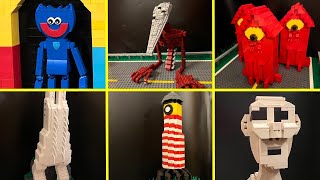 LEGO ALL MONSTER Trevor Henderson Scariest - Leovincible & Trevor Henderson Creatures!