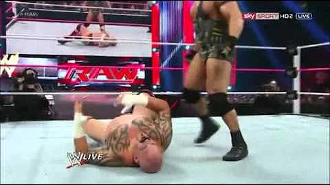 Ryback/Tensai botch from RAW 10/1/12