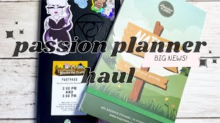 I HAVE A BIG PLANNER ANNOUNCEMENT! | Passion Planner Haul | Passion Planner Nature Sticker & Journal