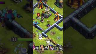 only valkri attack # coc #clash of clan