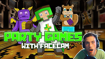 Minecraft - PARTY GAMES! w/LforLeeeeee x and VenomousCompany