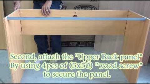 Assembly Instructtions for (WS-7064) Kenko Computer Table