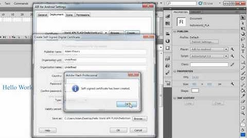 004 Flash CS5 5 Publish Android App  apk Market Ready Files   How to Create Android Applications Android App Development