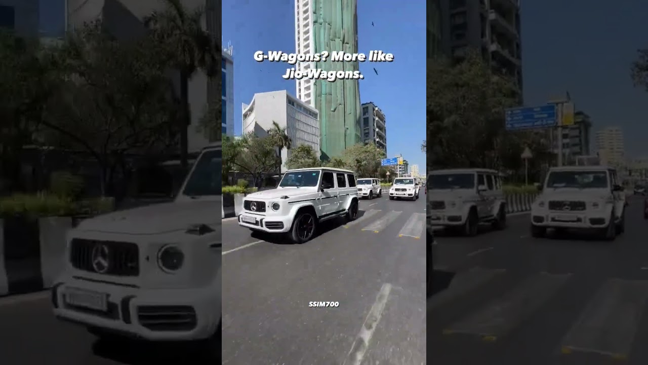 G- Wagons from Mukesh Ambani Convoy. 