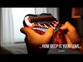 How deep is your love - Bee Gees (Kalimba cover with Pepperita Kalimba Sweetie)