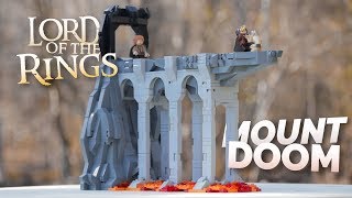 Mount DOOM From The Lord of the Rings in LEGO! // Custom LEGO MOC