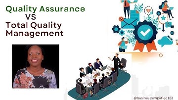 Quality assurance VS Total Quality Management