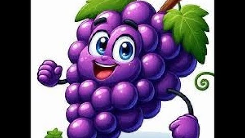 "How to Draw Grapes in MS Paint | Easy Step-by-Step Tutorial"
