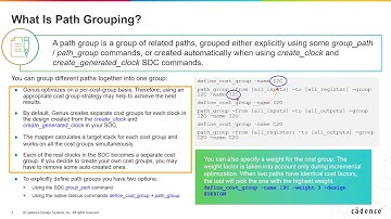 How to Use the Path Group for Timing Analysis in Genus Synthesis Solution