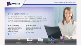 Avery® Adhesive Name Badges