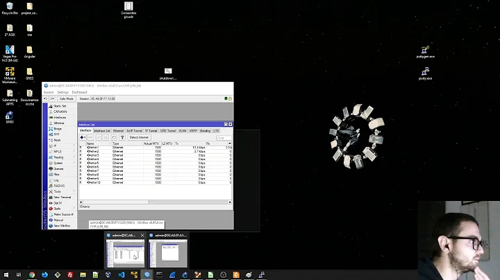 2.2.2.5 Lab - Configuring IPv4 Static and Default Routes - MikroTik - GNS3