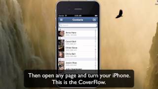 CoverFlow for Contacts - ContactsXL for iPhone