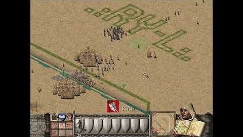 Stronghold Crusader Expert 1v1 Dmitrii vs MasteR