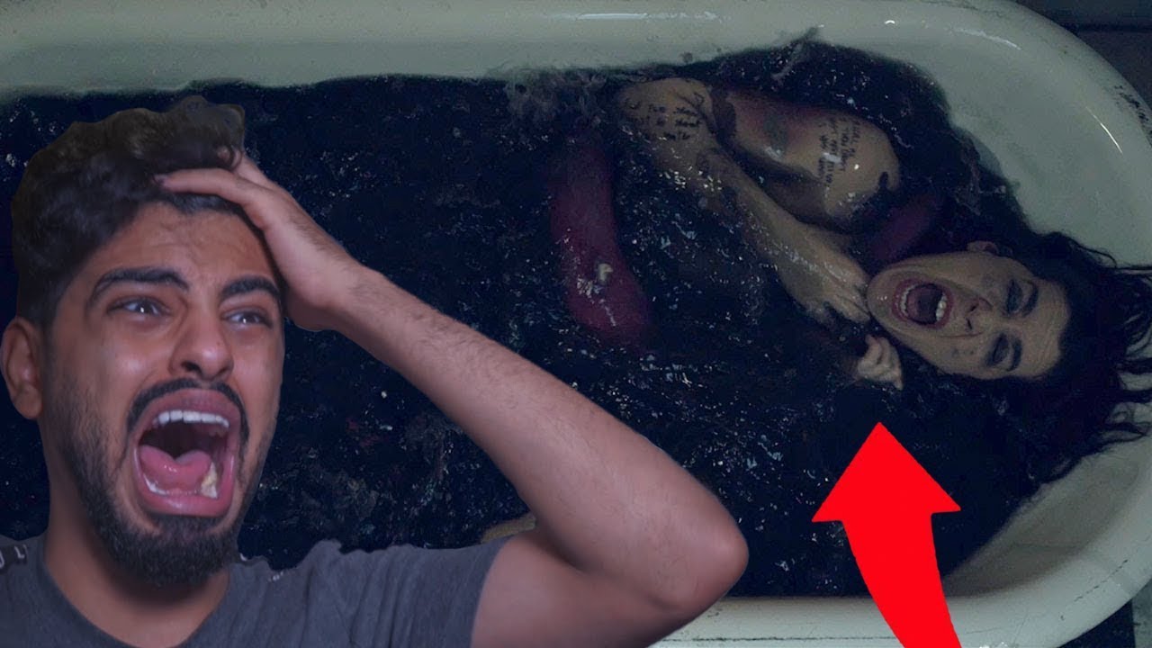 ردت فعلي على مقاطع مرعبه(اتحداك لو نمت اليوم)