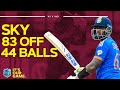 Sensational sky  suryakumar yadav hits brilliant 83  west indies v india 3rd t20i