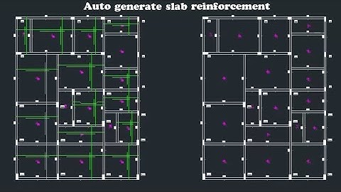RcadExpress: How to draw slab reinforcement automatically? | Auto slab reinforcement detailing