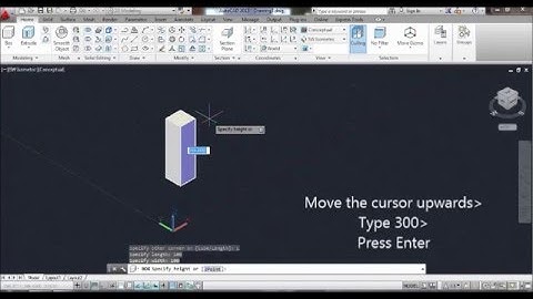 AUTOCAD 3D - BASIC SHAPES/  BOX, CYLINDER, CONE - TUTORIAL 01